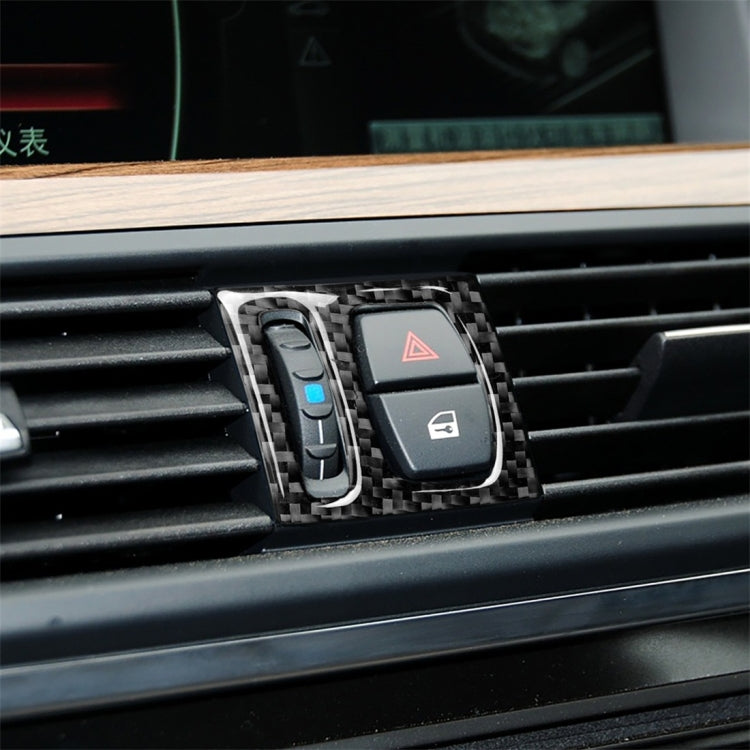 5 PCS Carbon Fiber Car Air Outlet Decorative Sticker for BMW 5 Series F10 2011-2017 — view 7