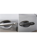 Car Carbon Fiber Outside Door Handle with Smart Hole Decorative Sticker for Mazda CX-5 2017-2018, Left Drive, Outside Door Handle with Smart, Left Drive