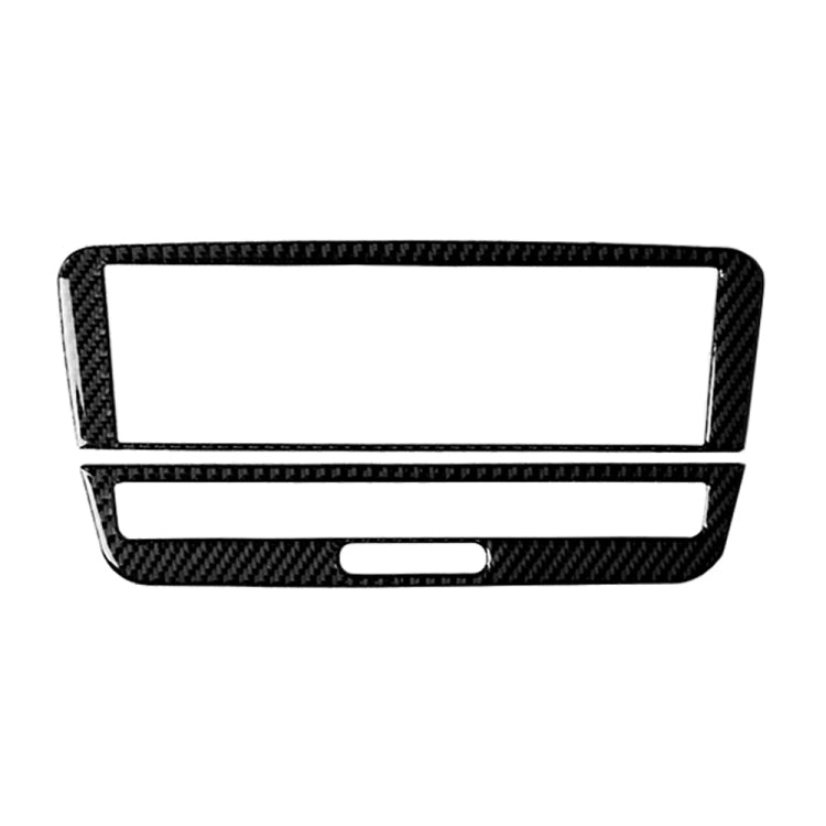 Car Carbon Fiber Solid Color Air Conditioning CD Panel Decorative Sticker for Mercedes-Benz A Class 2013-2018/B Class 2012-2018/CLA 2013-2017/GLA 2013-2018, Left and Right Drive Universal