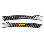 Car Carbon Fiber Rearview Mirror Anti-collision Strip C for Mercedes-Benz A/B/C/E Class/GLK/GLE/GLS/GLA/CLA, Left and Right Drive Universal