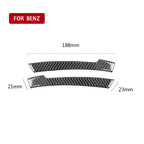 Car Carbon Fiber Rearview Mirror Anti-collision Strip A for Mercedes-Benz A/B/C/E Class/GLK/GLE/GLS/GLA/CLA, Left and Right Drive Universal