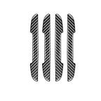 4 PCS Car Carbon Fiber Side Anti-collision Bumper Strip for Chevrolet Cruze 2009-2015, Left and Right Drive Universal