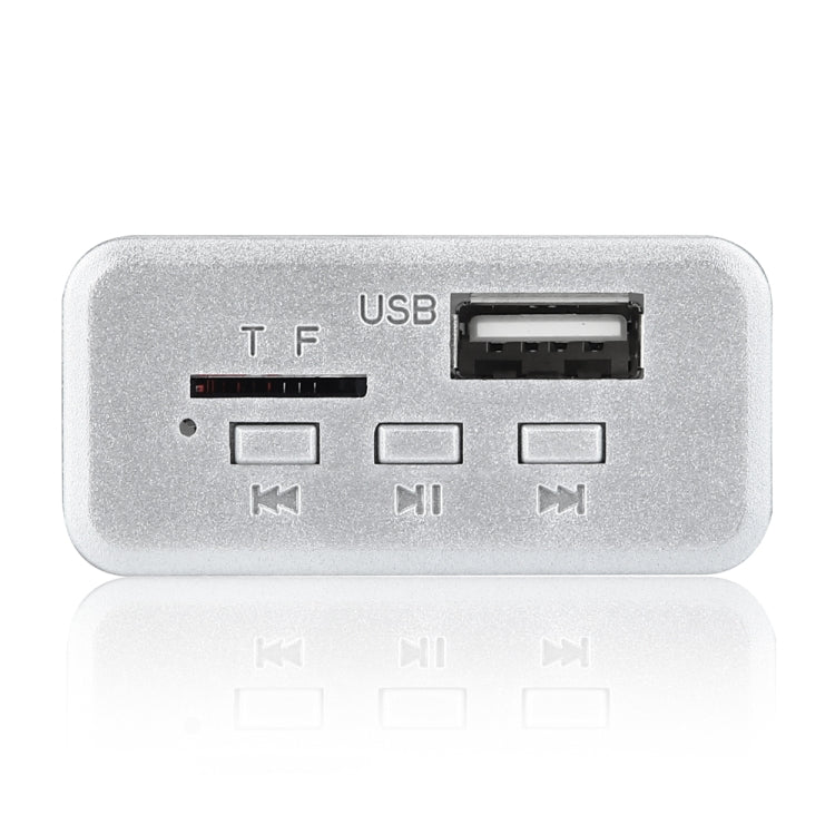 Car 12V Audio MP3 Player Decoder Board FM Radio TF Card USB AUX, with Bluetooth, 38, 38 (White) — view 6