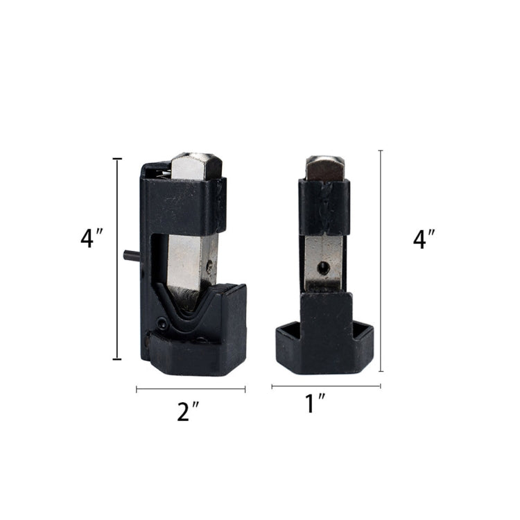 Car Battery Cable Hammer Crimper Hammer Lug Crimper Tool Pliers with T2 Copper 6 x 3/8 Heavy-duty Cold-pressed Wire Terminals