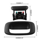 Car Tailgate Handle Trunk Lock Push Button and Bezel Trim Replacement 15997911 for Chevrolet GMC