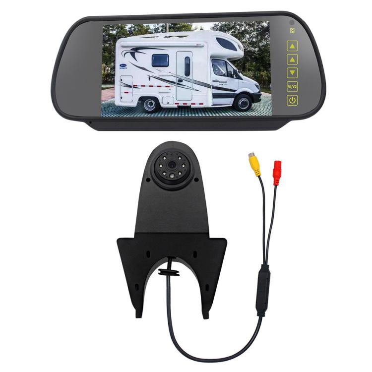 PZ506 Car Waterproof Reversing View Camera + 7 inch Rearview Monitor for Mercedes Benz