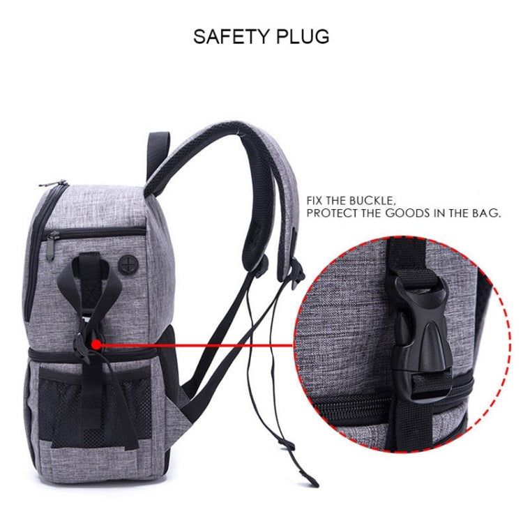 Multi-functional Waterproof Nylon Shoulder Backpack Padded Shockproof Camera Case Bag for Nikon Canon DSLR Cameras