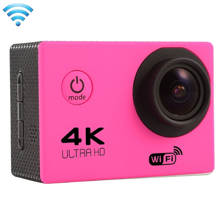 F60 2.0 inch Screen 170 Degrees Wide Angle WiFi Sport Action Camera Camcorder with Waterproof Housing Case, Support 64GB TF Card — Blue