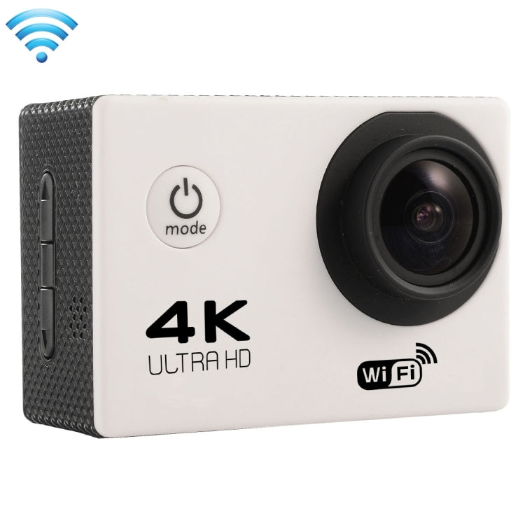 F60 2.0 inch Screen 170 Degrees Wide Angle WiFi Sport Action Camera Camcorder with Waterproof Housing Case, Support 64GB TF Card — Silver