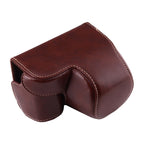 Full Body Camera PU Leather Case Bag with Strap for Sony A6000 / A6300 / Nex 6
