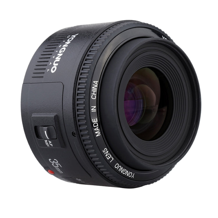YONGNUO YN35MM F2N 1:2 AF/MF Wide-Angle Fixed/Prime Auto Focus Lens for Nikon DSLR Cameras