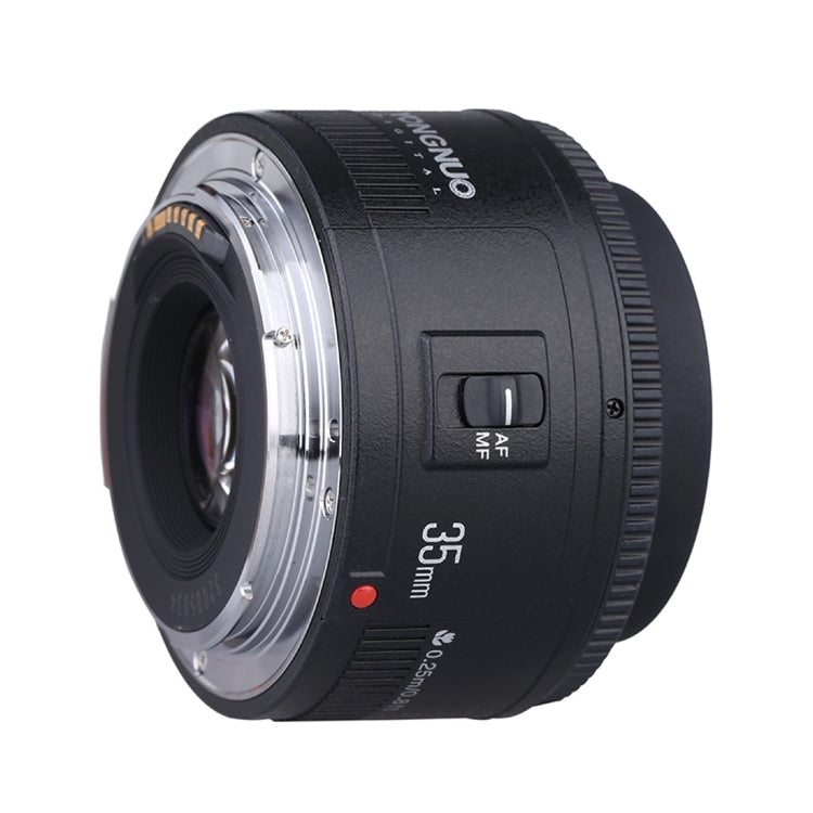 YONGNUO YN35MM F2N 1:2 AF/MF Wide-Angle Fixed/Prime Auto Focus Lens for Nikon DSLR Cameras
