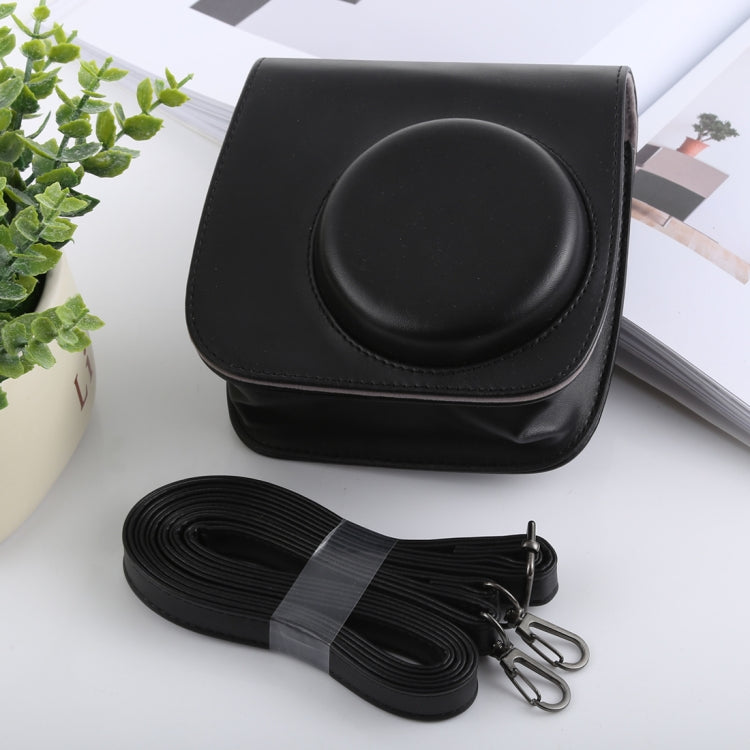 Retro Style Full Body Camera PU Leather Case Bag with Strap for FUJIFILM instax mini 9 / mini 8+ / mini 8, For FUJI mini 9