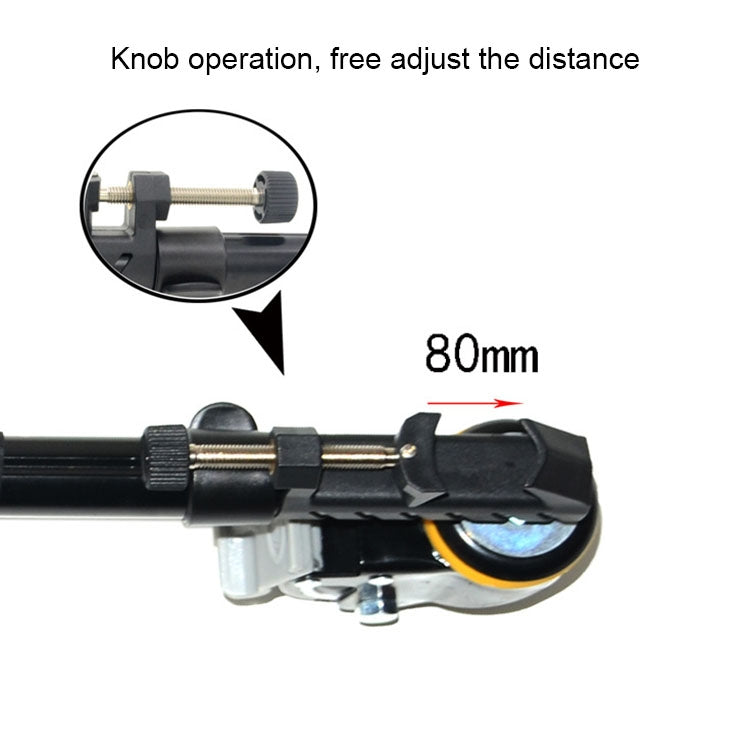 Kingjoy VX-600D Aluminium Alloy Camera Big Wheel Tripod Pulley Base — view 6