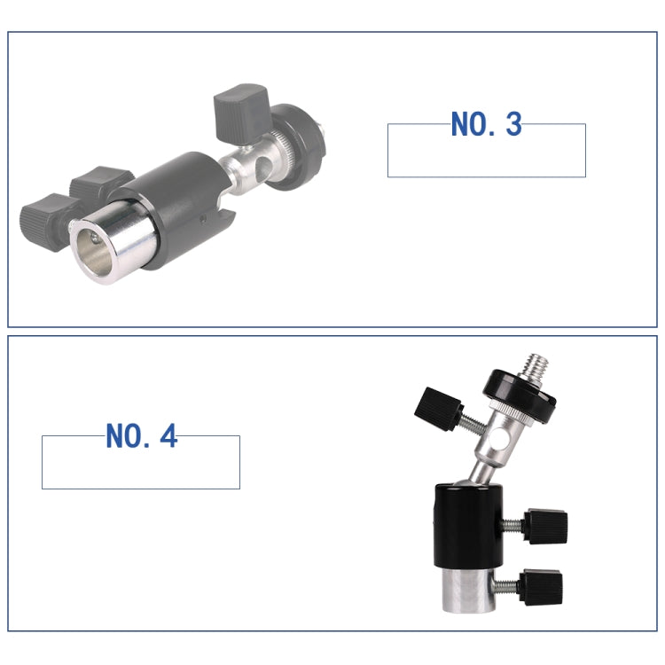 Multifunctional Flash Light Stand Umbrella Bracket, Max Load: 2kg, D Type