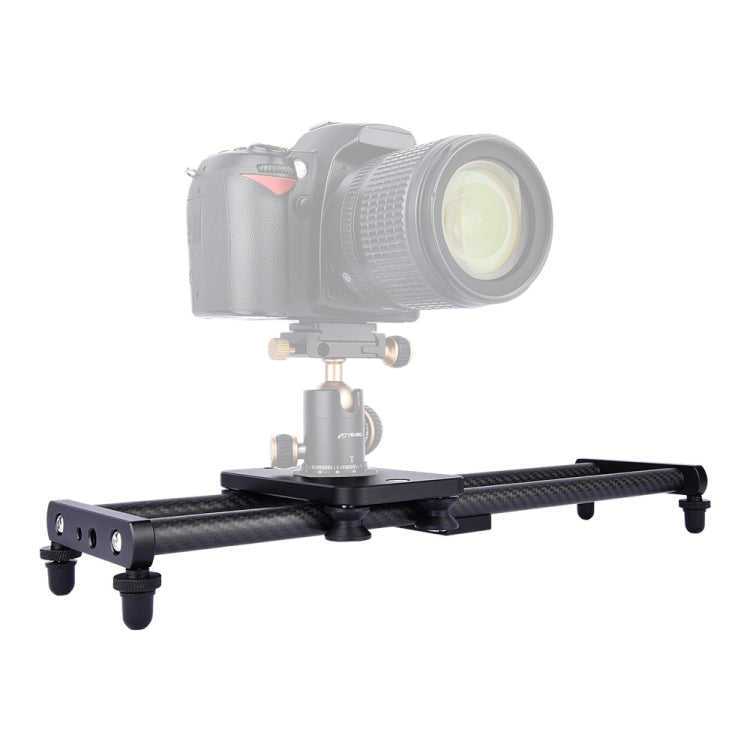 YELANGU L40T 40cm Carbon Fiber Slide Rail Track for SLR Cameras / Video Cameras