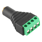 3.5mm Female Plug 4 Pin Terminal Block Stereo Audio Connector, 3.5mm Female (4 Pin)