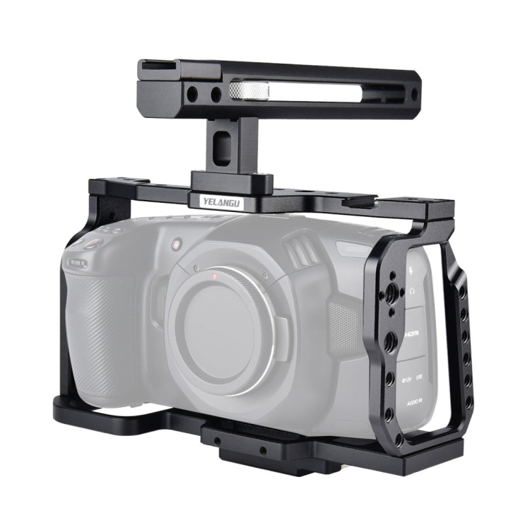 YELANGU C9-A YLG0911A Handle Video Camera Cage Stabilizer for DJI BMPCC 4K