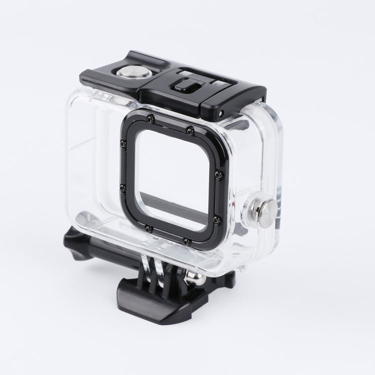 45m Waterproof Housing Protective Case with Buckle Basic Mount & Screw, For GoPro HERO8 Black