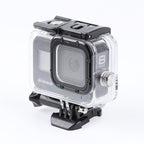 45m Waterproof Housing Protective Case with Buckle Basic Mount & Screw, For GoPro HERO8 Black