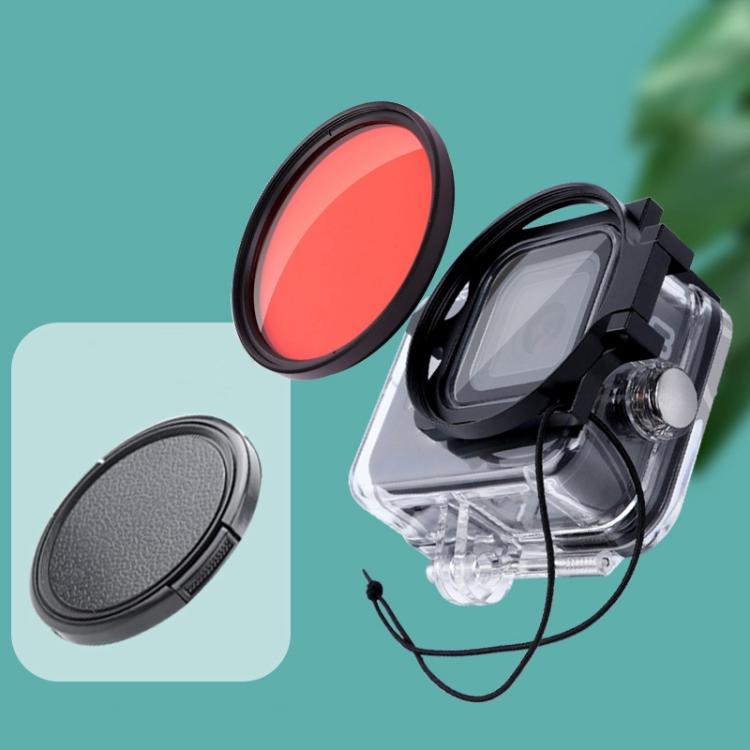 RUIGPRO for GoPro HERO8 Professional 58mm Color Dive Housing Lens Filter + Dive Housing Waterproof Case with Filter Adapter Ring & Lens Cap — view 7