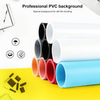 100x200cm PVC Paper Matte Photography Background — Black