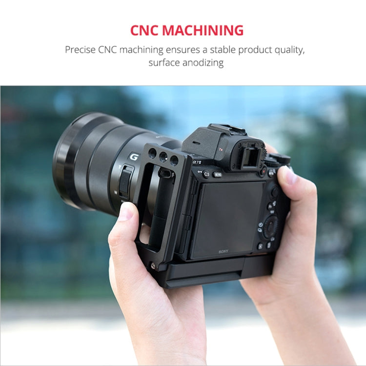 YELANGU CL6 YLG0712A Vertical Shoot Quick Release L Plate Bracket Base Holder for Sony A9 (ILCE-9) / A7 III/ A7R III — view 6