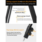 BEXIN P-264L Portable Outdoor Photography Camera Aluminum Alloy Hand-held Lamp Stand Monopod — view 6