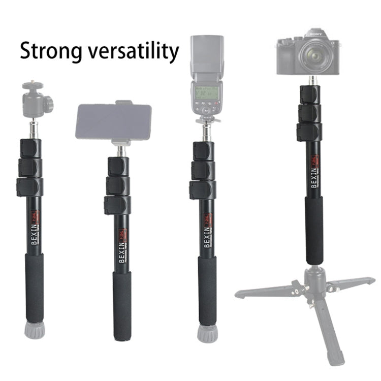 BEXIN P-264L Portable Outdoor Photography Camera Aluminum Alloy Hand-held Lamp Stand Monopod — view 7