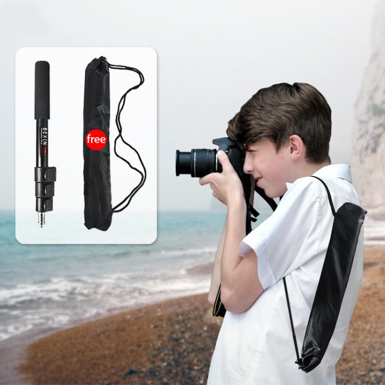 BEXIN P-264L Portable Outdoor Photography Camera Aluminum Alloy Hand-held Lamp Stand Monopod — view 8