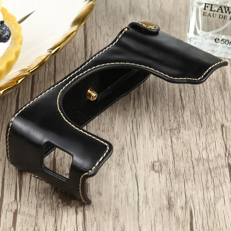 1/4 inch Thread PU Leather Camera Half Case Base for FUJIFILM X100V