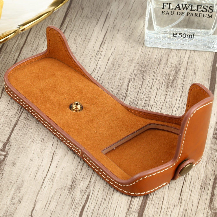 1/4 inch Thread PU Leather Camera Half Case Base for Canon EOS 77D / 800D, For Canon EOS 77D