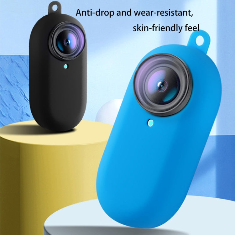 Silicone Protective Case for Insta360 GO 2 Body — Blue