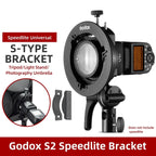 Godox S2 Speedlite S-Type Bracket Bowens Mount Flash S-type Holder Bracket — view 7