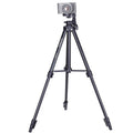 YUNTENG VCT-680RM 4-Section Folding Legs Aluminum Alloy Tripod Mount with Three-Dimensional Tripod Head for DSLR & Digital Camera, Adjustable Height: 46-138cm