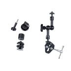 7 inch Adjustable Friction Articulating Magic Arm + Large Claws Clips