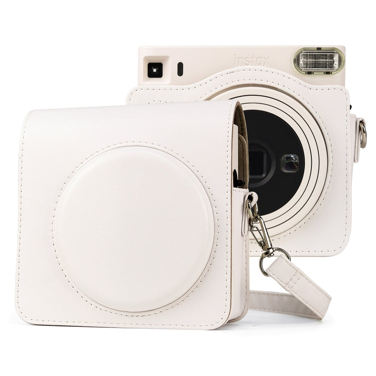 Full Body PU Leather Case Camera Bag with Strap for FUJIFILM instax Square SQ1 — view 7
