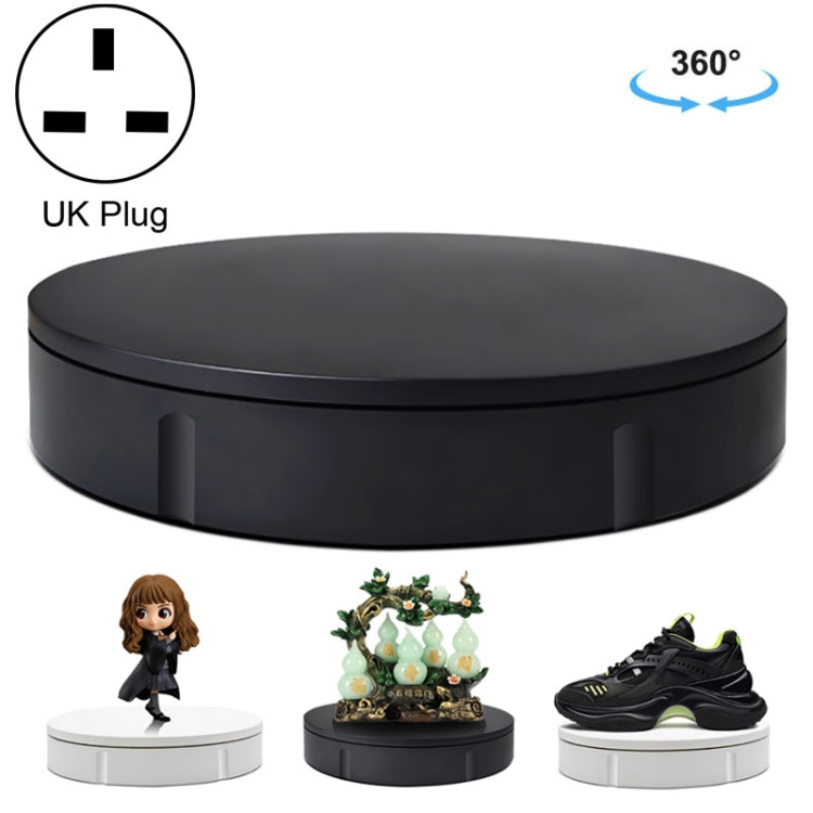 22cm Electric Rotating Display Stand Video Shooting Props Turntable, Load: 50kg, UK Plug, UK Plug