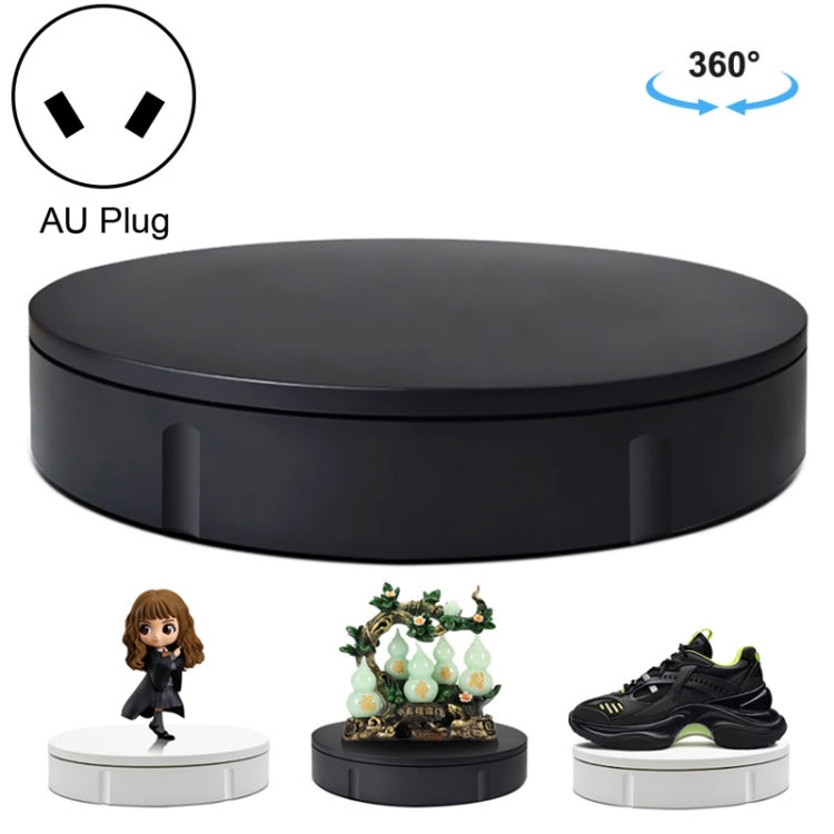22cm Electric Rotating Display Stand Video Shooting Props Turntable, Load: 50kg, AU Plug, AU Plug