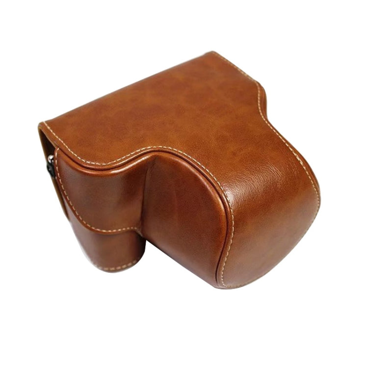 Full Body Camera PU Leather Case Bag for Sony LCE-7C / Alpha 7C / A7C 28-60mm / 40.5mm Lens — view 5