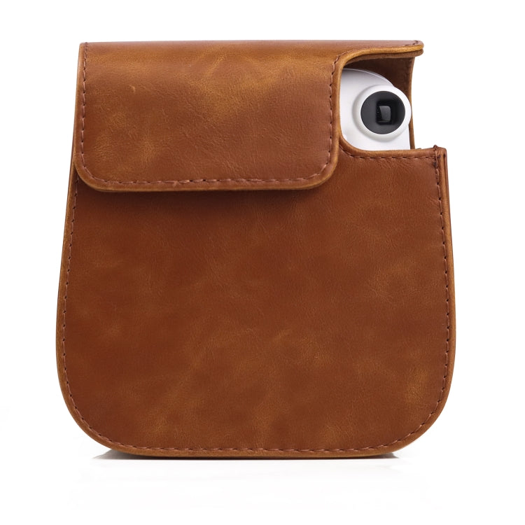 Retro Full Body Camera Leather Case Bag with Strap for FUJIFILM Instax mini 11