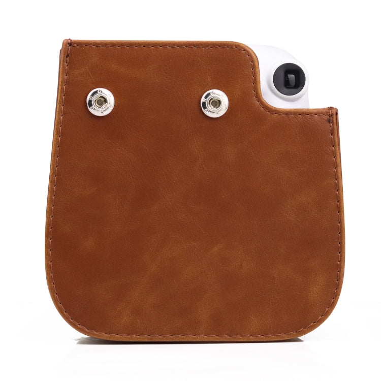 Retro Full Body Camera Leather Case Bag with Strap for FUJIFILM Instax mini 11