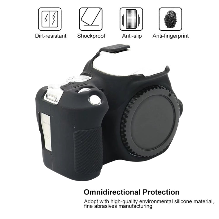 Soft Silicone Protective Case, For Canon EOS 200D / EOS 200D Mark II