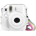Protective Crystal Shell Case with Strap for FUJIFILM instax mini 9 / mini 8+ / mini 8