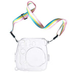 Protective Crystal Shell Case with Strap for FUJIFILM instax mini 9 / mini 8+ / mini 8 — For FUJIFILM instax mini 9