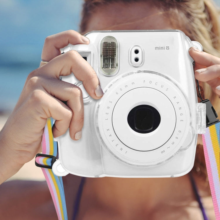 Protective Crystal Shell Case with Strap for FUJIFILM instax mini 9 / mini 8+ / mini 8 — view 9