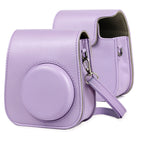 Leather Case Full Body Camera Bag with Shoulder Strap for FUJIFILM Instax mini 11