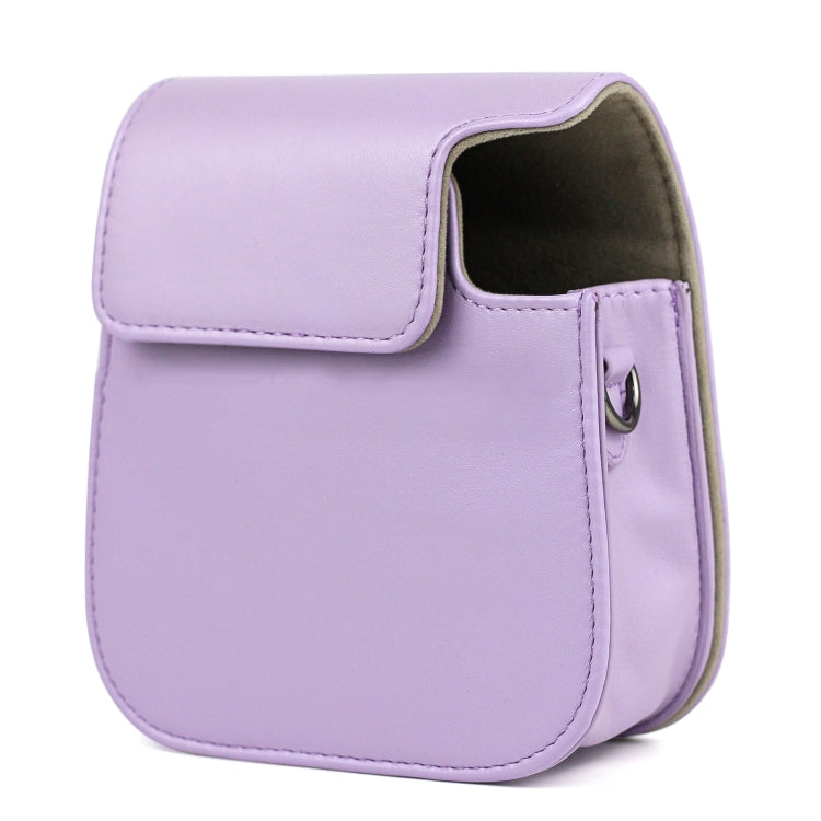 Leather Case Full Body Camera Bag with Shoulder Strap for FUJIFILM Instax mini 11
