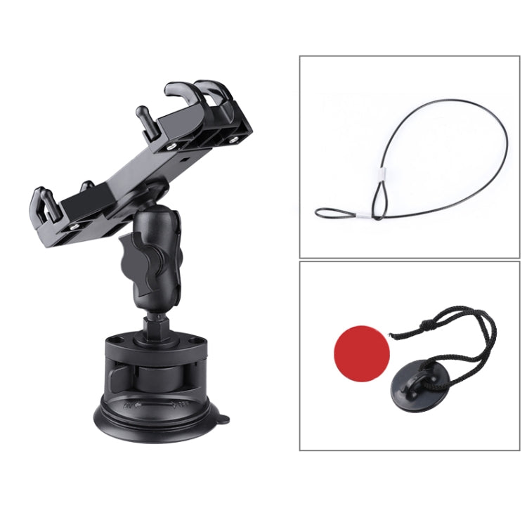 Mount Phone Holder with Tripod Adapter & Steel Tether & Safety Buckle