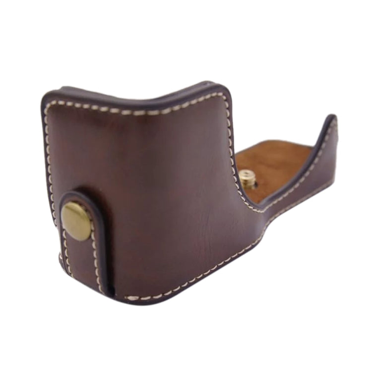 1/4 inch Thread PU Leather Camera Half Case Base for Canon EOS M100 — view 7